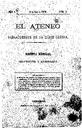 Ateneo Tarraconense de la Clase Obrera, El - 15/06/1879, Pàgina 1  [Ref. Ateneo Tarraconense 18790615]