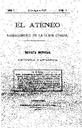 Ateneo Tarraconense de la Clase Obrera, El - 15/08/1879, Pàgina 1  [Ref. Ateneo Tarraconense 18790815]