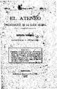 Ateneo Tarraconense de la Clase Obrera, El - 15/10/1879, Pàgina 1  [Ref. Ateneo Tarraconense 18791015]