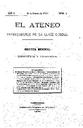 Ateneo Tarraconense de la Clase Obrera, El - 15/12/1879, Pàgina 1  [Ref. Ateneo Tarraconense 18791215]