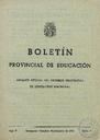 Boletín Provincial de Educación - 01/10/1954, Pàgina 1  [Ref. 19541001]