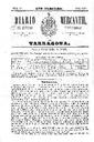 Diario Mercantil de Avisos y Noticias - 10/07/1856, Pàgina 1  [Ref. Diario Mercantil de Avisos y Noticias 18560710]