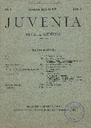 Juvenia - 01/05/1921, Pàgina 1  [Ref. 19210501]