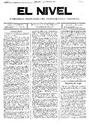 Nivel, El - 16/11/1890, Pàgina 1  [Ref. El Nivel 18901116]