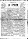 Opinión, La - 08/10/1875, Pàgina 1  [Ref. 18751008]