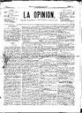 Opinión, La - 13/10/1875, Pàgina 1  [Ref. 18751013]