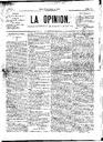 Opinión, La - 23/10/1875, Pàgina 1  [Ref. 18751023]