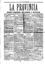 Provincia, La - 12/04/1889, Pàgina 1  [Ref. La Provincia 18890412]