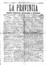 Provincia, La - 17/04/1889, Pàgina 1  [Ref. La Provincia 18890417]