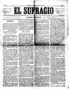 Sufragio, El - 15/01/1884, Pàgina 1  [Ref. El Sufragio 18840115]