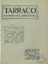 Tarraco - 01/08/1910, Pàgina 1  [Ref. 19100801]