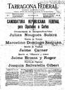 Tarragona Federal - 28/02/1914, Pàgina 1  [Ref. Tarragona Federal 19140228]