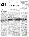 Temps, El - 30/03/1929, Pàgina 1  [Ref. El Temps 19290330]