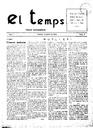 Temps, El - 06/04/1929, Pàgina 1  [Ref. El Temps 19290406]