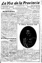 Voz de la Provincia, La - 04/09/1930, Pàgina 1  [Ref. La Voz de la Provincia 19300904]