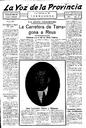 Voz de la Provincia, La - 14/09/1930, Pàgina 1  [Ref. La Voz de la Provincia 19300914]