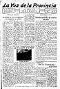 Voz de la Provincia, La - 16/09/1930, Pàgina 1  [Ref. La Voz de la Provincia 19300916]