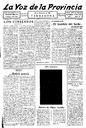 Voz de la Provincia, La - 23/09/1930, Pàgina 1  [Ref. La Voz de la Provincia 19300923]