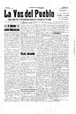 Voz del Pueblo, La - 14/06/1914, Pàgina 1  [Ref. La Voz del Pueblo 19140614]