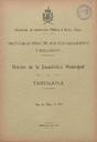Boletín de la Estadística Municipal de Tarragona - 01/05/1914, Pàgina 1  [Ref. 19140501]