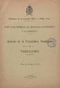 Boletín de la Estadística Municipal de Tarragona - 01/10/1914, Pàgina 1  [Ref. 19141001]