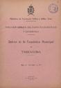 Boletín de la Estadística Municipal de Tarragona - 01/11/1914, Pàgina 1  [Ref. 19141101]