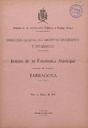 Boletín de la Estadística Municipal de Tarragona - 01/01/1915, Pàgina 1  [Ref. 19150101]