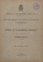 Boletín de la Estadística Municipal de Tarragona - 01/02/1915, Pàgina 1  [Ref. 19150201]
