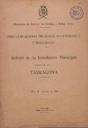 Boletín de la Estadística Municipal de Tarragona - 01/10/1915, Pàgina 1  [Ref. 19151001]