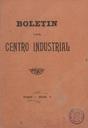 Boletín del Centro Industrial - 28/02/1901, Pàgina 1  [Ref. 19010228]