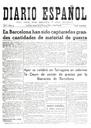 Diario Español - 28/01/1939, Pàgina 1  [Ref. Diario Español 19390128]