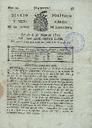 Diario político y mercantil de la ciudad de Tarragona - 06/05/1820, Pàgina 1  [Ref. 18200506]