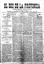 Eco de la Provincia, El - 10/02/1885, Pàgina 1  [Ref. El Eco de la Provincia 18850210]