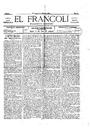 Francolí, El - 25/03/1893, Pàgina 1  [Ref. El Francolí 18930325]