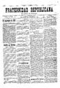 Fraternidad Republicana - 27/09/1903, Pàgina 1  [Ref. Fraternidad Republicana 19030927]
