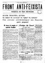 Front Antifeixista - 15/08/1936, Pàgina 1  [Ref. FRONT ANTIFEIXISTA 19360815]