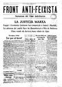 Front Antifeixista - 18/08/1936, Pàgina 1  [Ref. FRONT ANTIFEIXISTA 19360818]