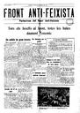 Front Antifeixista - 23/08/1936, Pàgina 1  [Ref. FRONT ANTIFEIXISTA 19360823]