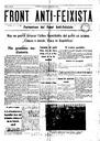 Front Antifeixista - 25/08/1936, Pàgina 1  [Ref. FRONT ANTIFEIXISTA 19360825]