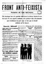 Front Antifeixista - 28/08/1936, Pàgina 1  [Ref. FRONT ANTIFEIXISTA 19360828]