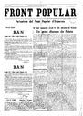 Front Popular - 26/07/1936, Pàgina 1  [Ref. FRONT POPULAR 19360726]