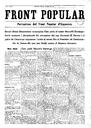 Front Popular - 28/07/1936, Pàgina 1  [Ref. FRONT POPULAR 19360728]