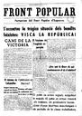 Front Popular - 08/08/1936, Pàgina 1  [Ref. FRONT POPULAR 19360808]
