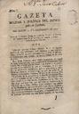 Gazeta Militar y Política del Principado de Cataluña - 15/09/1808, Pàgina 1  [Ref. 18080915]