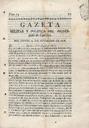 Gazeta Militar y Política del Principado de Cataluña - 29/09/1808, Pàgina 1  [Ref. 18080929]
