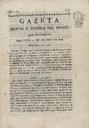 Gazeta Militar y Política del Principado de Cataluña - 17/10/1808, Pàgina 1  [Ref. 18081017]