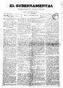 Gubernamental, El - 16/05/1886, Pàgina 1  [Ref. El Gubernamental 18860516]