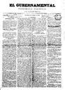Gubernamental, El - 23/05/1886, Pàgina 1  [Ref. El Gubernamental 18860523]