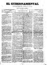 Gubernamental, El - 18/07/1886, Pàgina 1  [Ref. El Gubernamental 18860718]