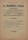 Harmonia social, La - 01/10/1909, Pàgina 1  [Ref. 19091001]